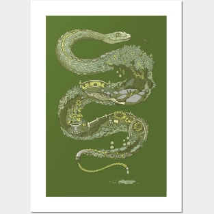 Garden Snake Posters and Art